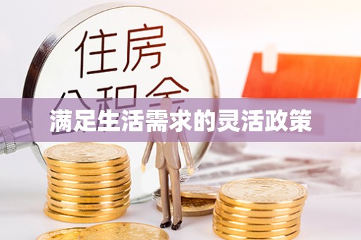 台中满足生活需求的灵活政策