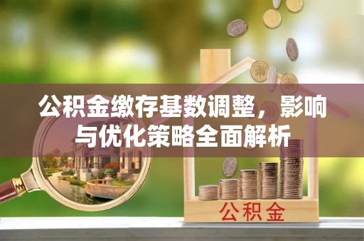 台中公积金缴存基数调整，影响与优化策略全面解析