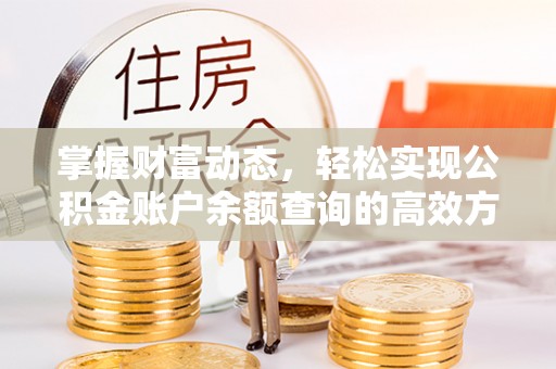 台中掌握财富动态，轻松实现公积金账户余额查询的高效方法