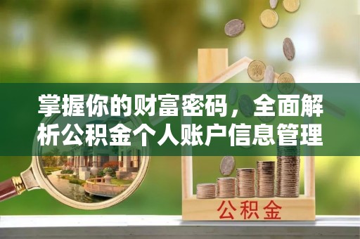 台中掌握你的财富密码，全面解析公积金个人账户信息管理与优化