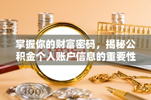 台中掌握你的财富密码，揭秘公积金个人账户信息的重要性