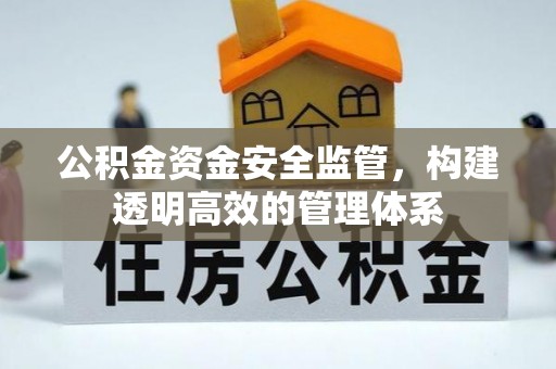 台中公积金资金安全监管，构建透明高效的管理体系
