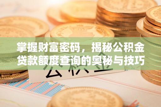 台中掌握财富密码，揭秘公积金贷款额度查询的奥秘与技巧
