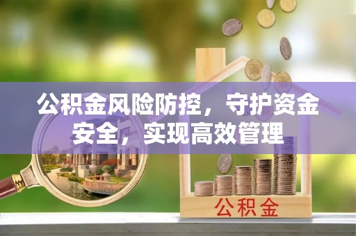 台中公积金风险防控，守护资金安全，实现高效管理
