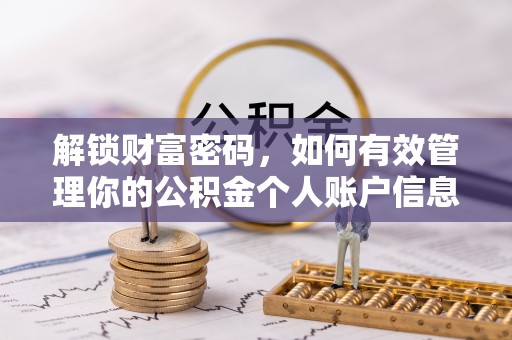 台中解锁财富密码，如何有效管理你的公积金个人账户信息