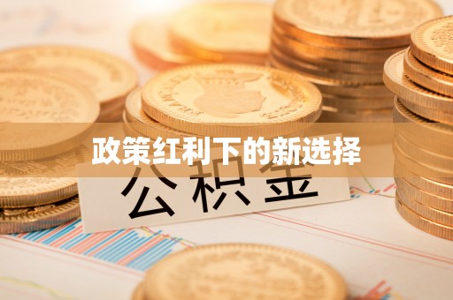 台中政策红利下的新选择