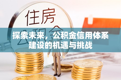 台中探索未来，公积金信用体系建设的机遇与挑战