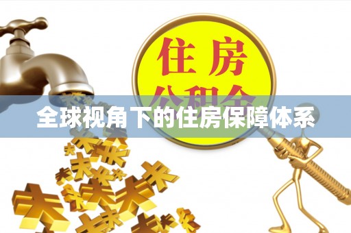 台中全球视角下的住房保障体系